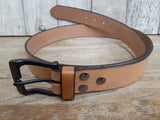 Hermann oak leather belt