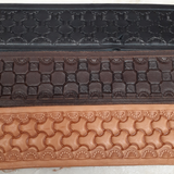 1 1/2" Leather Belt - Hand Tooled - Three Colors