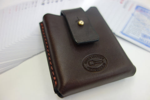 Leather Playing Card Sleeve - Hiddin Leather