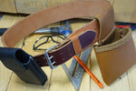 Single leather tool belt bag Hiddin leather Hidden leather Occidental single bag Tool belt Accessories Custom Tool belt. Best Leather Tool belt. Customize my toolbelt.