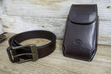 Belt + Phone Case Combo ~ Brown Color ~ Three Styles
