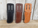 Leather Sheath for Knipex Cobra Pliers 7 1/4" - 180 Tan Black Brown. Handmade in USA. Full Grain Leather. Case only, pliers not included.